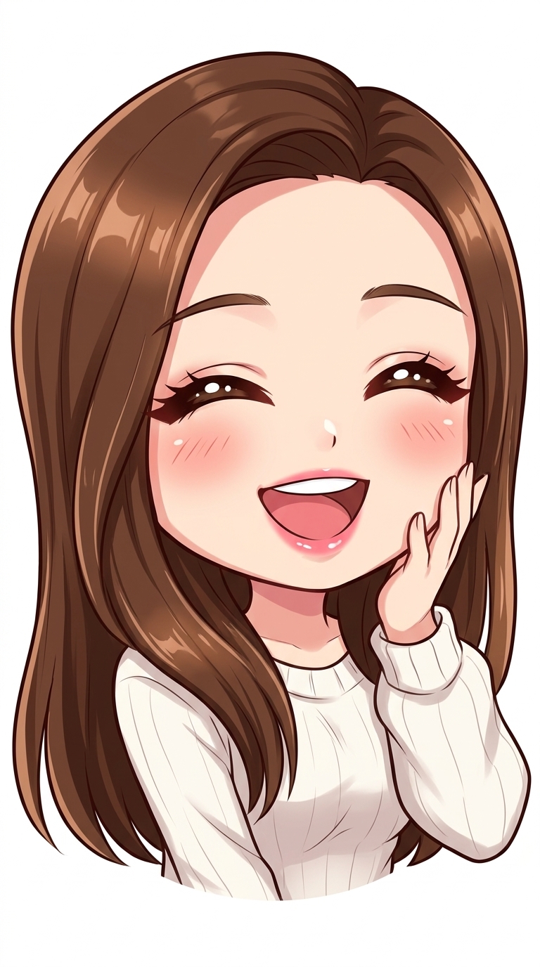 활짝 웃음